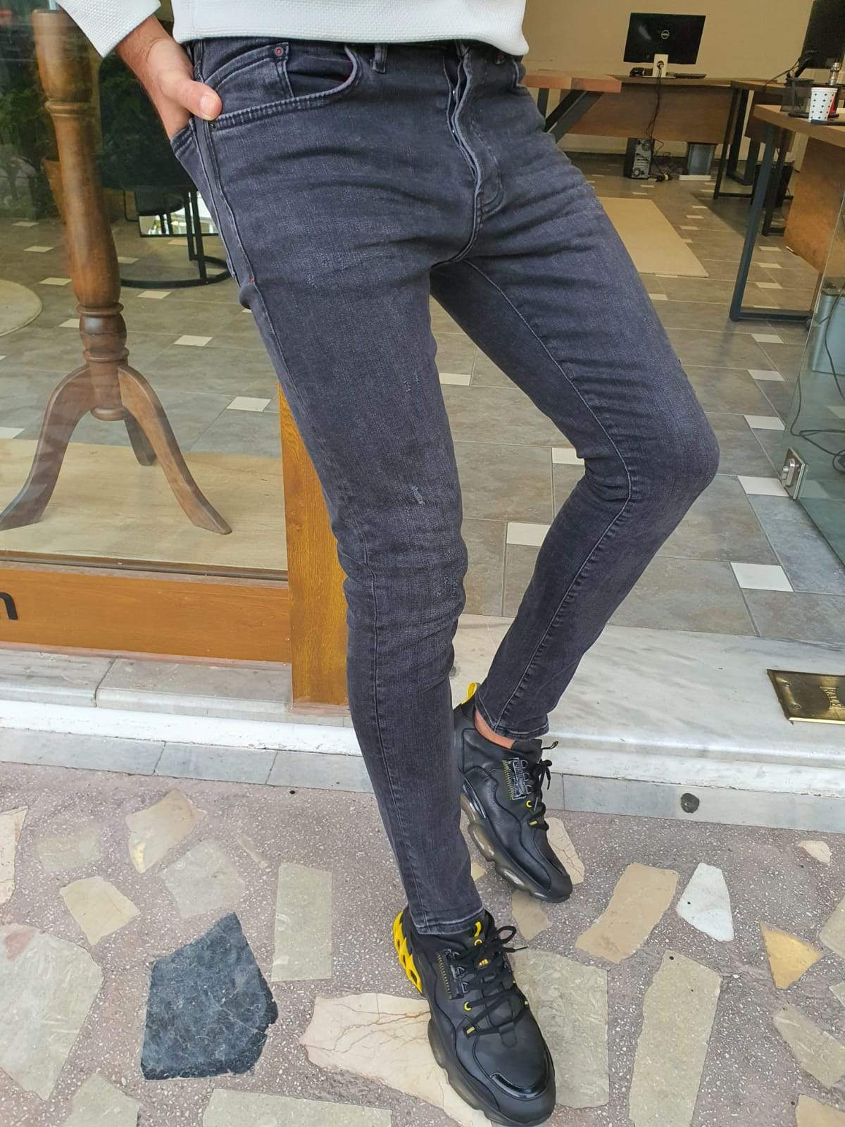 Black Boys Ankle Length Jeans at Rs 400/piece in Ahmedabad | ID: 19443596555